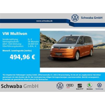 Volkswagen Multivan Life 2.0 TSI DSG *Kurzzulassung* - weit