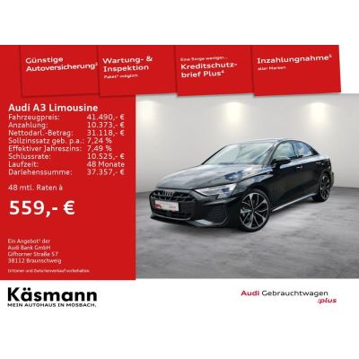 Audi A3 Limousine S line 35TFSI 2xS line LED NAV SONO