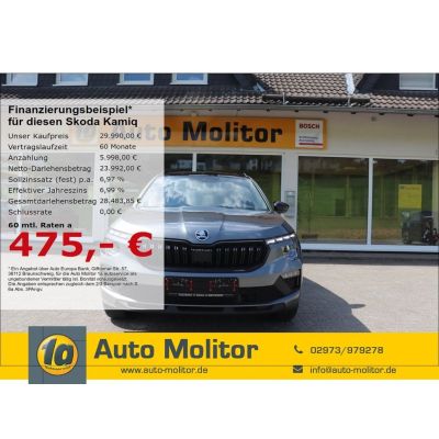 Skoda Kamiq Tour 1.5 TSI EU6e AHK-klappbar Panorama Na