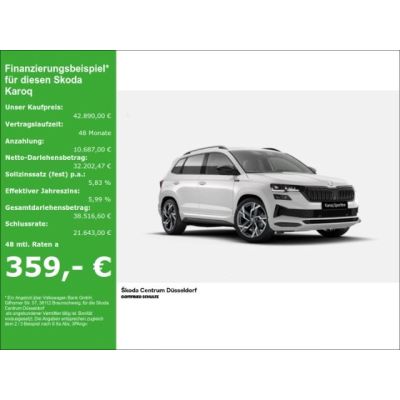 Skoda Karoq SPORTLINE 1 5 TSI 110KW 7-GANG AUTOMAT. Sp