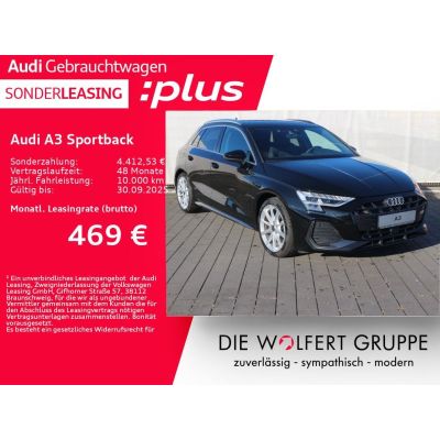 Audi A3 Sportback S line 35 TDI S tronic*ACC*AHK*LED*