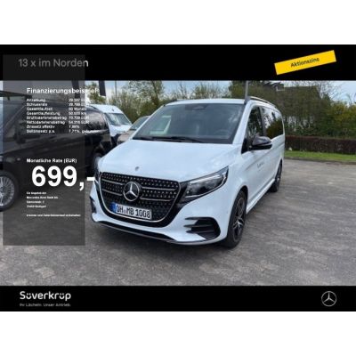 Mercedes-Benz V 220 lang AMG/NIGHT/PANO/SPUR/TWA/DISTRO/7 SITZ