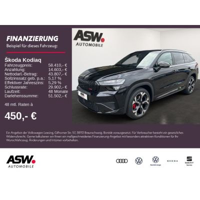 Skoda Kodiaq RS 2,0TSI 265PS DSG 4x4 360° ACC SHZ Pano