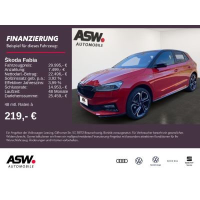 Skoda Fabia Monte Carlo 1,5TSI 150PS DSG ACC Kamera