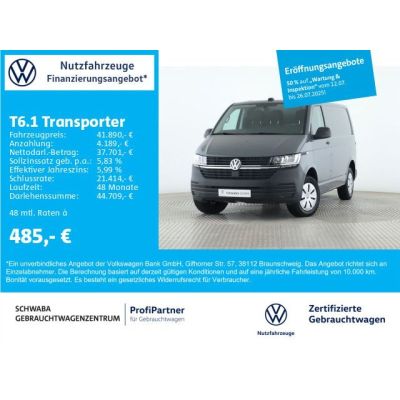Volkswagen T6.1 Transporter Kasten KR *R-KAM*Vorb-AHK*16"*