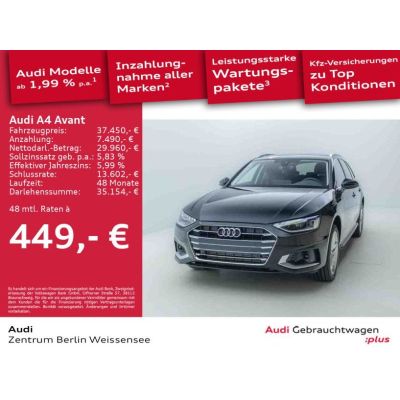 Audi A4 Avant 35 TFSI S-TRO*AHK*ASSIST*LEDER*RFK*NAVI