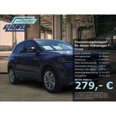 Volkswagen T-Cross Goal Life 1.5l TSI DSG AHK NAVI V-COCK