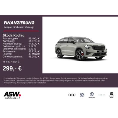 Skoda Kodiaq RS 2,0TSI 265PS DSG 4x4 ACC 360° Pano AHK