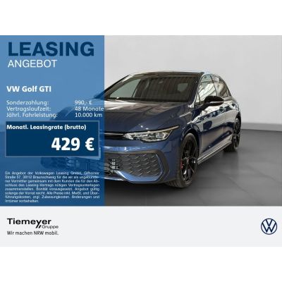Volkswagen Golf GTI DSG PANO LM19 REAR VIEW BLACK STYLE