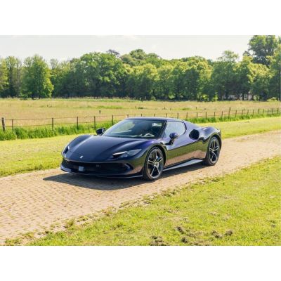 Ferrari 296 GTB 3.0 V6, Blu America, Full Carbon, Cuoio