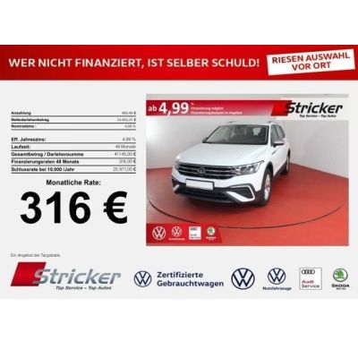 Volkswagen Tiguan Allspace Life 1.5TSI 316,- mtl. AHK SHZ W