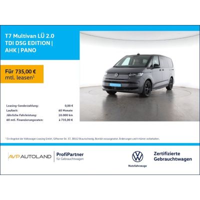 Volkswagen T7 Multivan LÜ 2.0 TDI DSG EDITION - AHK - PANO