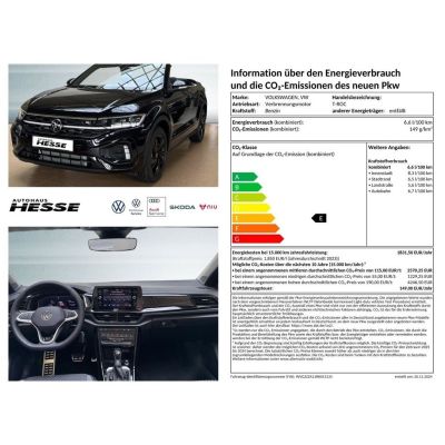 Volkswagen T-Roc Cabriolet R-Line 1.5 l TSI OPF 110 kW (150