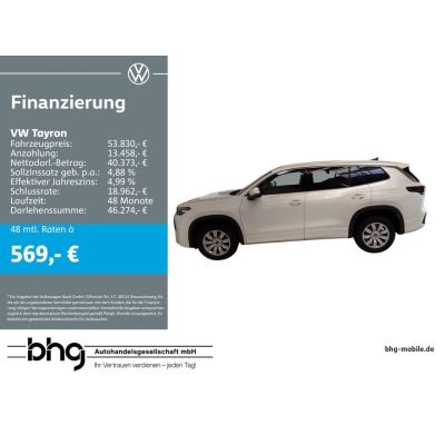 Volkswagen Tayron 2.0 TDI 4MOTION DSG Life #AHK #Standheizu