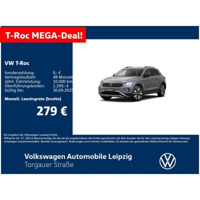 Volkswagen T-Roc GOAL 1.5 l TSI 110 kW DSG*AHK*NAVI*RFK