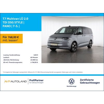 Volkswagen T7 Multivan  2.0 TDI DSG STYLE - PANO - 7-S. -