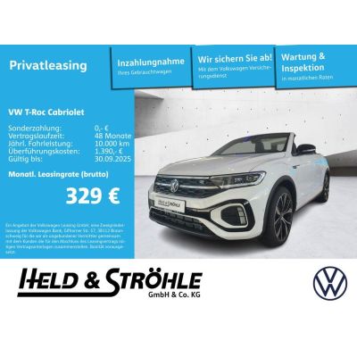Volkswagen T-Roc Cabrio R-Line 1.5l TSI OPF 110kW DSG KLIMA