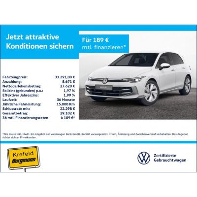 Volkswagen Golf VIII 1.5 eTSI Style AHK LED ACC KAMERA SHZ