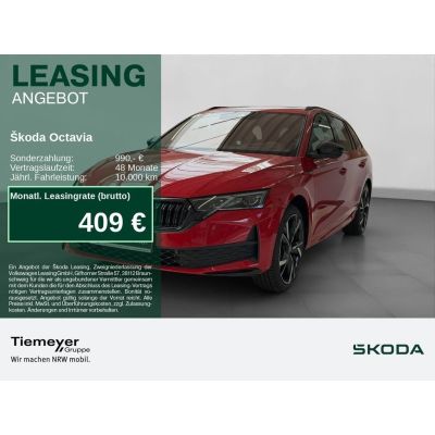 Skoda Octavia Combi 2.0 TSI DSG 4x4 Sportline AHK Pano