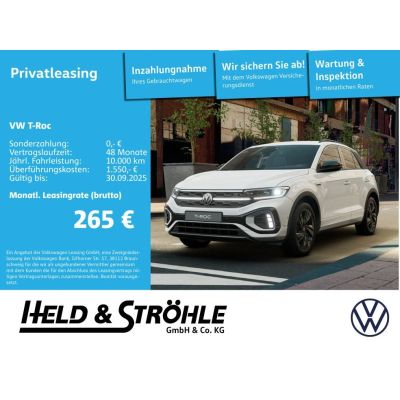 Volkswagen T-Roc R-Line DSG 150PS Kamera / AHK / SHZ