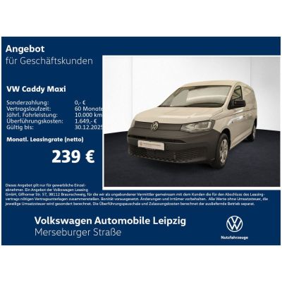 Volkswagen Caddy Cargo Maxi 1.5 l TSI 85 kW KLIMA*SHZ