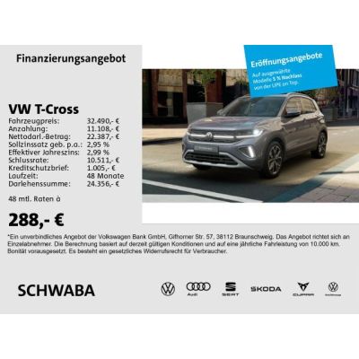 Volkswagen T-Cross Style 1.5 l TSI DSG *MATRIX*AHK*R-KAM*
