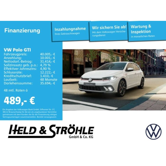 Volkswagen Polo GTI 2,0 l TSI OPF 152 kW DSG KAM KLIMA