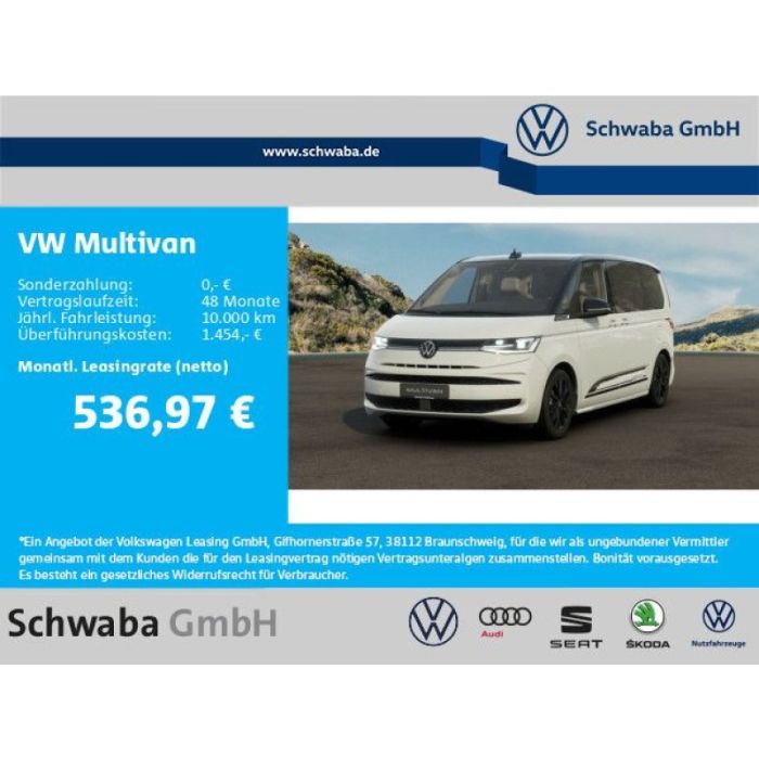 Volkswagen Multivan Edition 2,0 TSI DSG *Kurzzulassung*