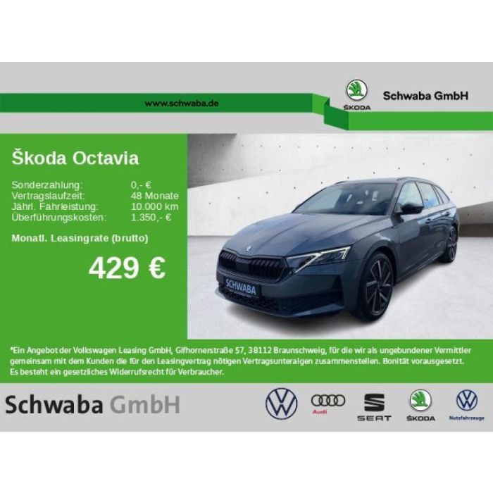Skoda Octavia Combi Sportline 1,5 TSI *DSG*AHK*MATRIX*