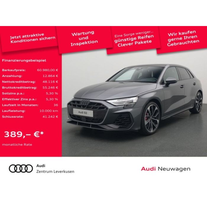 Audi S3 quattro S tronic ACC NAVI VIRT KAM AHK PDC K