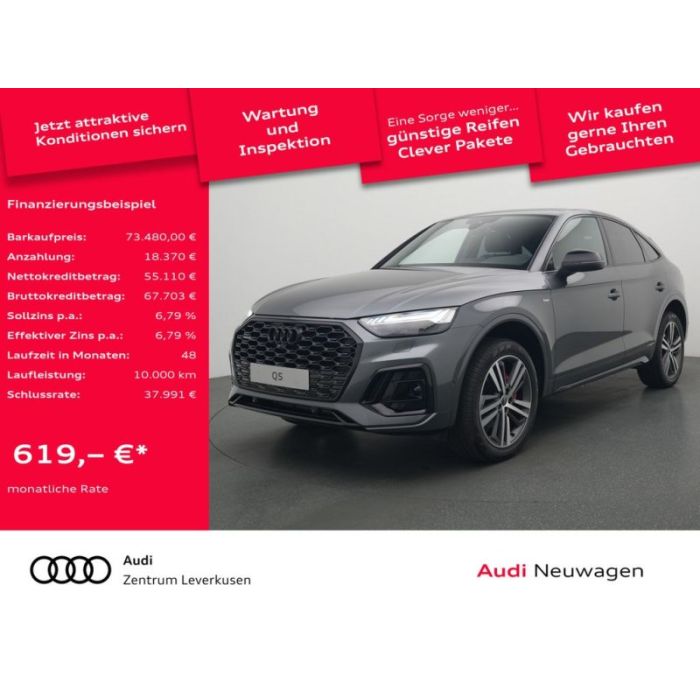 Audi Q5 Sportback quattro S line PANO AHK SHZ SSD PDC