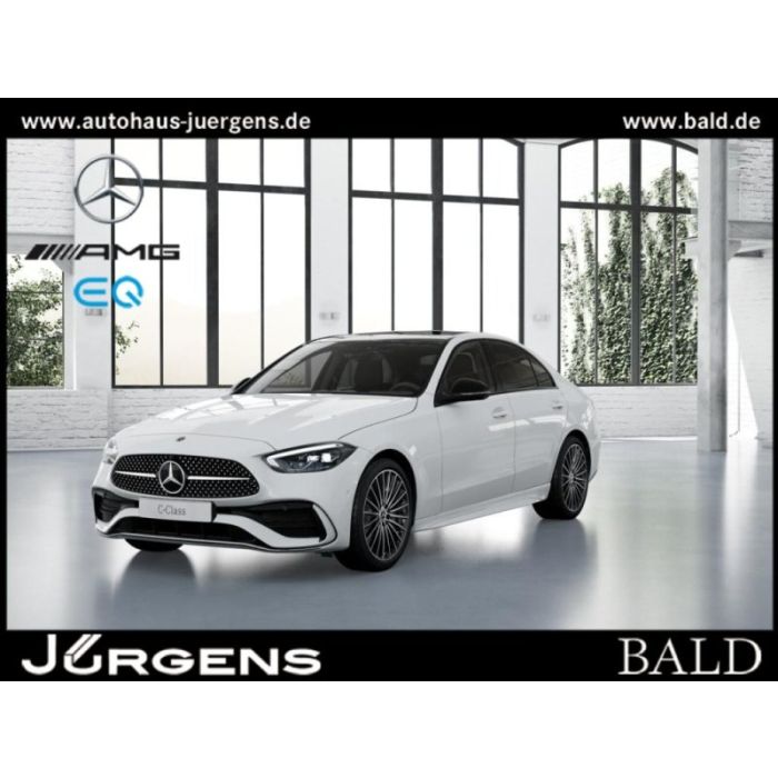 Mercedes-Benz C 180 +AMG+MBUX+LED+Pano+Navi+AHK+Night+360+Totw