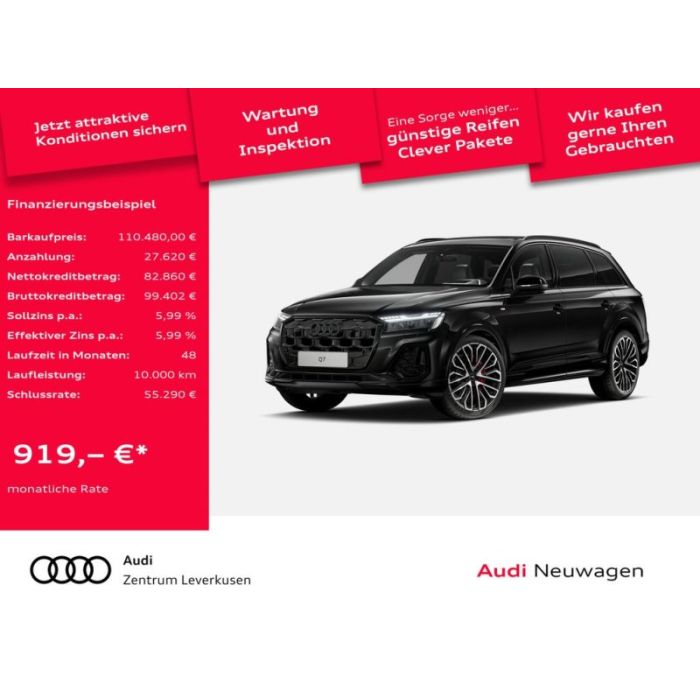 Audi Q7 TDI S line STANDHZ LASER AHK PANO HUD BandO SHZ