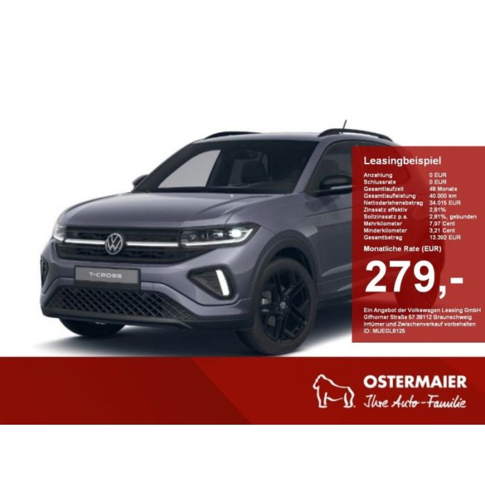 Volkswagen T-Cross R-Line 1.5TSI 150PS DSG AHK,ACC,IQ.LIGHT
