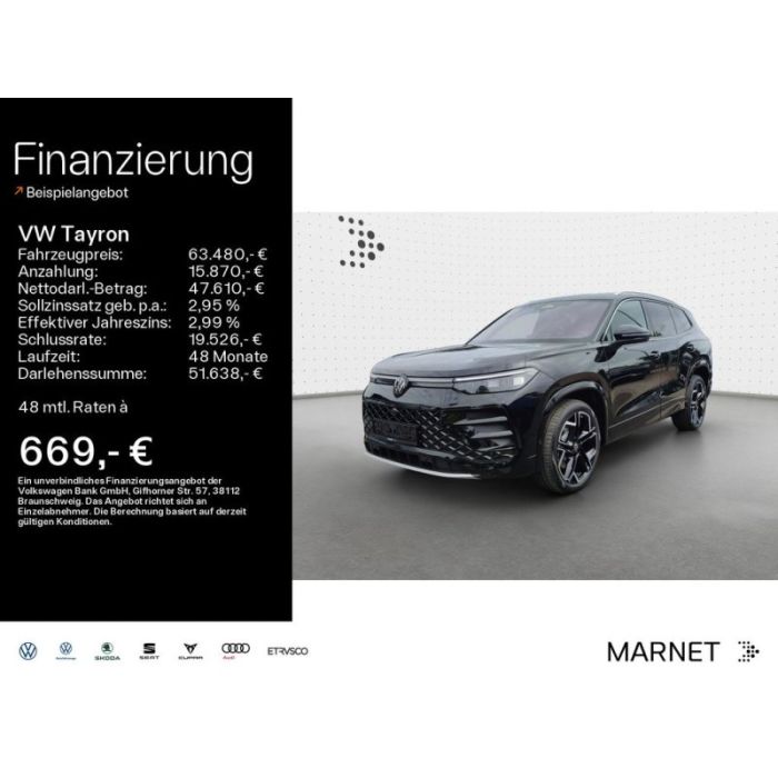 Volkswagen Tayron 2.0 TSI 4M DSG R-Line AHK*SH*NAV*APP*DIGI