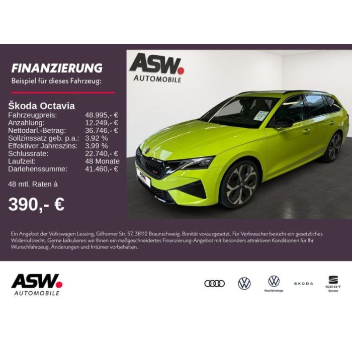 Skoda Octavia Combi RS 2,0 TSI 265PS DSG 360° ACC AHK