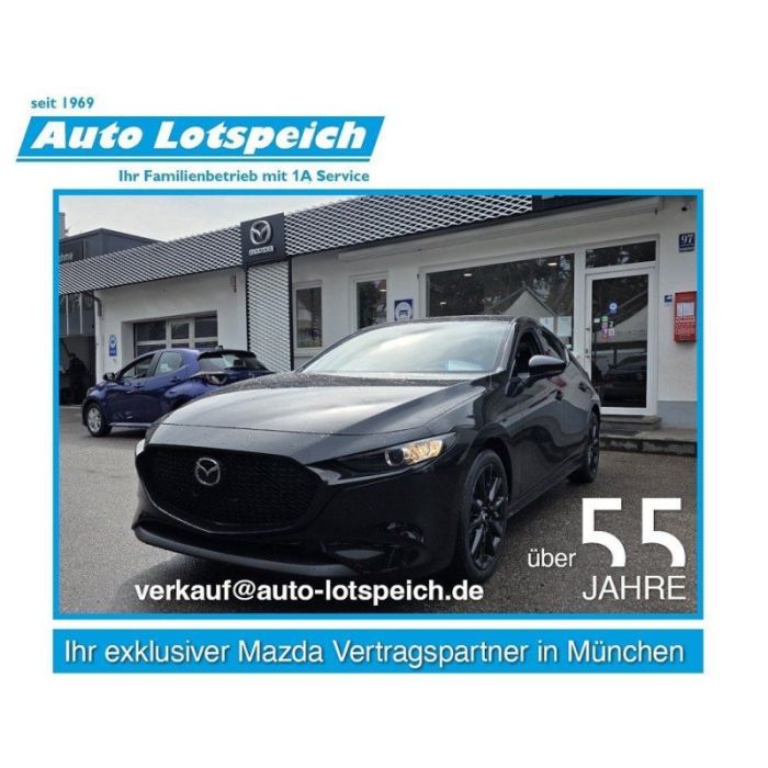 Mazda 3 2.5L e-SKYACTIV G 140ps Sitzheizung, Navi, Rüc