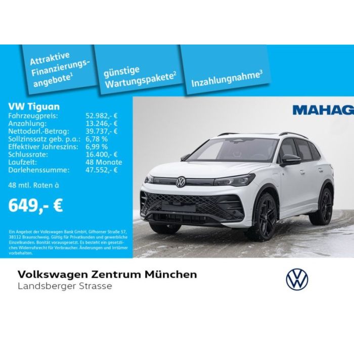 Volkswagen Tiguan 1.5 TSI eHYBRID R-Line BlackStyle AHK ACC