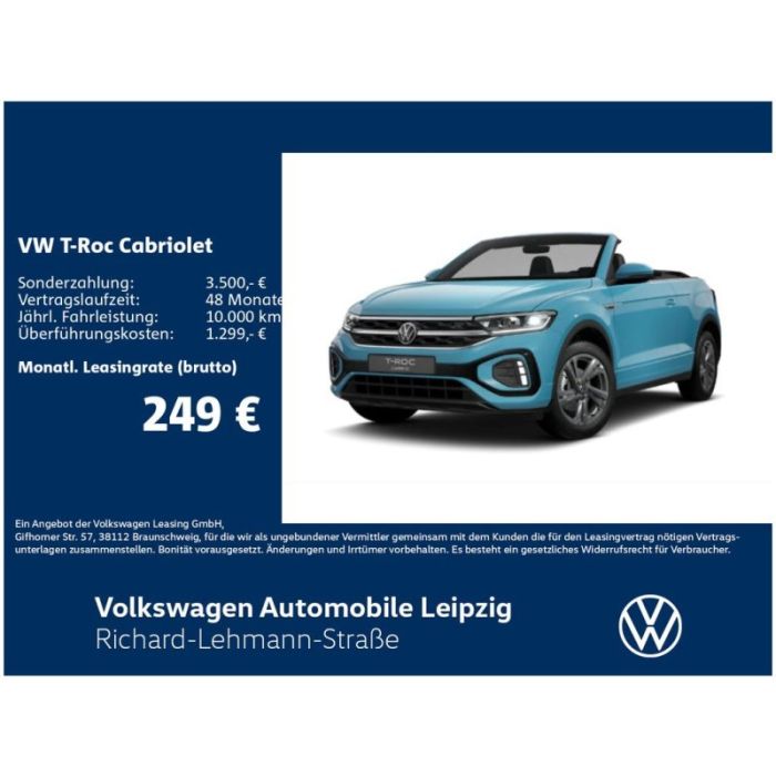 Volkswagen T-Roc Cabriolet R-Line 1.5 TSI 110 kW