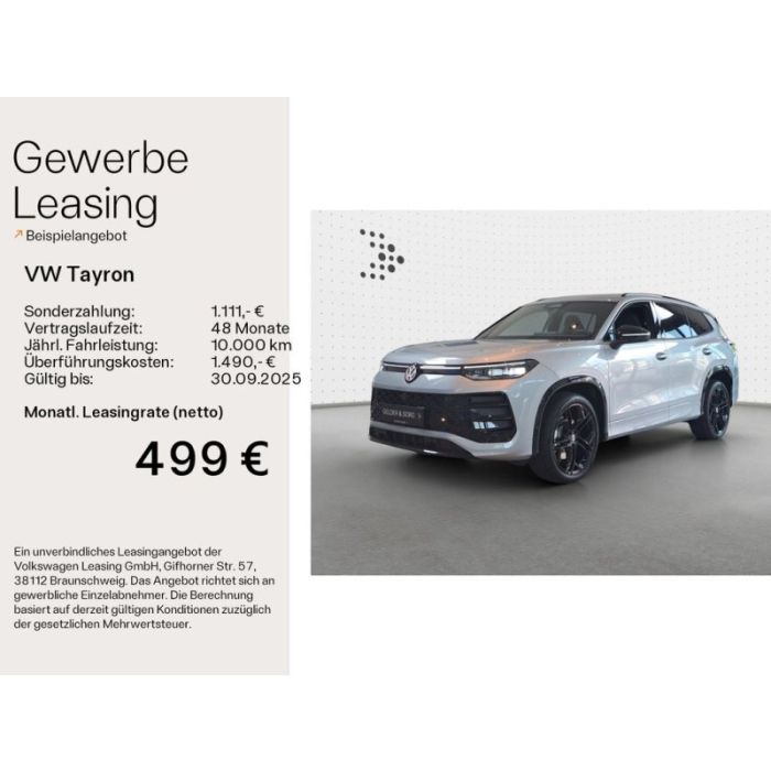 Volkswagen Tayron R-Line 2.0 TDI 4Motion DSG HandK*AHK*PANO