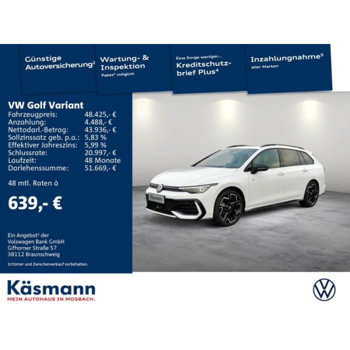 Volkswagen Golf Variant R-Line 1.5eTSI AHK MATRIX PANO