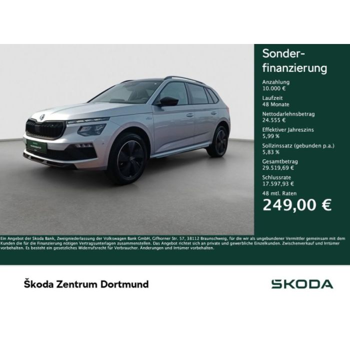 Skoda Kamiq 1.5TSI DSG Monte Carlo AHK ACC NAV RFK PDC