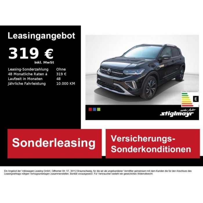 Volkswagen T-Cross Style 1.5 l TSI ACT OPF 110 kW (150 PS)