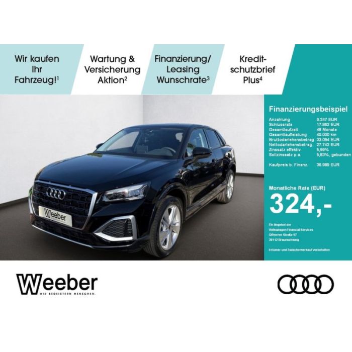 Audi Q2 35 TFSI advanced LED Kamera PDC Tempo Klima