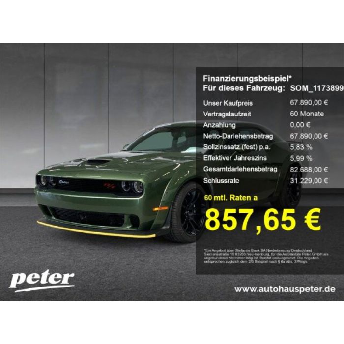 Dodge Challenger R/T Scat Pack Widebody 6.4 V8 HEMI