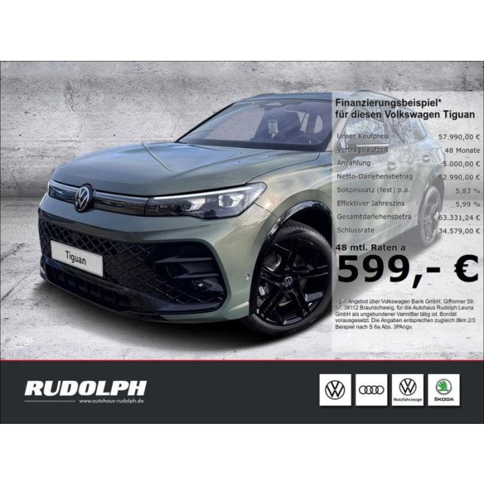 Volkswagen Tiguan 2.0 TDI R-Line 7-Gang- DSG LED Navi AHK B