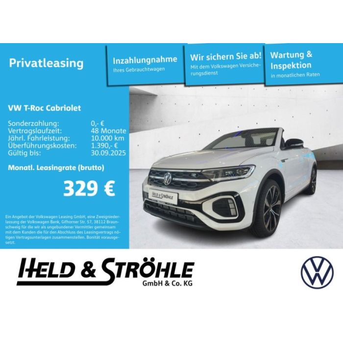 Volkswagen T-Roc Cabrio R-Line 1.5l TSI OPF 110kW DSG KLIMA