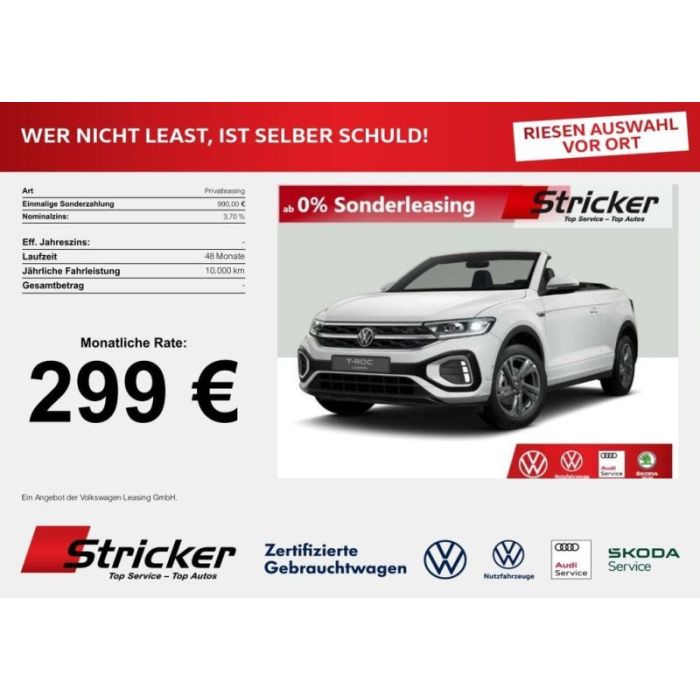 Volkswagen T-Roc Cabriolet R-Line 1.5 TSI ACC Windschott 29