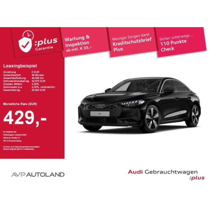 Audi A5 Limousine 2.0 TFSI S tronic - NAVI - LED -