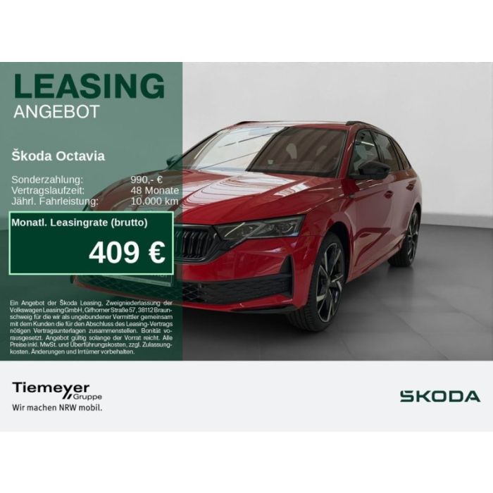 Skoda Octavia Combi 2.0 TSI DSG 4x4 Sportline AHK Pano